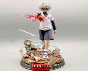27 cm Hunter x Hunter Gon CSS Killua Zoldyck Anime Pvc Action Figure Toy GK Game Statue Figurine Figurine Figurine Modello Dolli di bambola H4170002