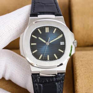 Luxury Men Watch 40 mm Automatyczny ruch mechaniczny skórzany paski szafirowe szklane szkła stylowe klasyczne zegarek