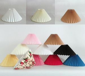 Lampa obejmuje odcienie japońskiego tkaniny z abażury plisowanego odcienia do stojącego podłogę sypialni wystrój E273431504