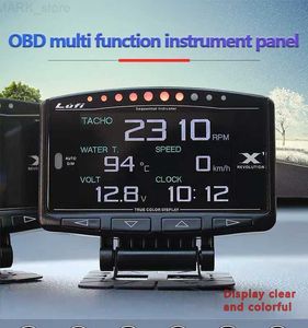Oil Pressure Gauge Lufi X1 OBD 2 Gauge Automobile Smart Auto Meter Speedometer Mini Lufi X1 Digital Oil Pressure Turbine Car Gauge OBD 2 MonitorL231228L231228