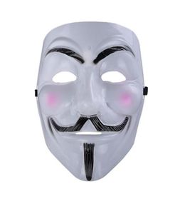 V dla Maski Vendetta Anonimowy facet Fawkes Fancy Fajny kostium Cosplay Maska na imprezy Karnawał jeden rozmiar pasuje do większości nastolatków do dorosłych 8404403