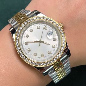 Męskie zegarek 40 mm Automatyczne mechaniczne 8215 Data Ręce Watche Modne sprawy handlowe Strap ze stali nierdzewnej Montre de Luxe