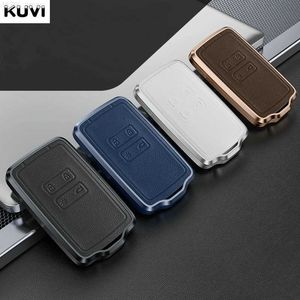 Bilnyckel Trekking Poles Metal Leather Car Remote Key Case Cover Shell för Renault Koleos Captur Megane Clio Scenic Talisman Arkana Dacia Sandero Cardl2031228