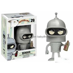 Action Toy Figuren Pop 29 fliegt eine zukünftige Bender -Bander -Wire -Draht -Puppen -Dekorationsmodell T230607 DROP DIEC DHTEC