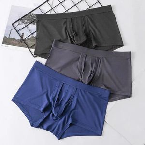 Mutande Intimo da uomo traspirante Boxer elastico Alta elasticità Morbida antisettico traspirante per metà