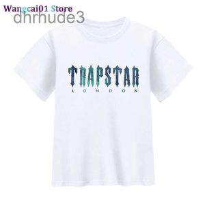 Männer T-Shirts Trapstar London Männer Frauen Mode Vater und Sohn Harajuku T-Shirt Eltern-Kind-Kleidung Lässige kurze Seve T-Shirt O-Ausschnitt T-Shirts 0320h23 O7XR