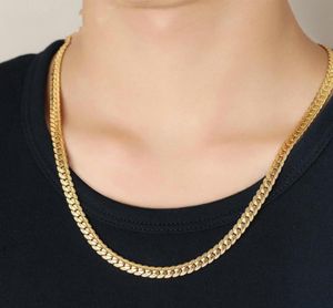 2020 stal nierdzewna Hip Hop Boyfriend Dift Whole Man S. Złoty łańcuch Figaro wytłaczane naszyjniki Mężczyzna Chocker Wholeale Emboed 8843339