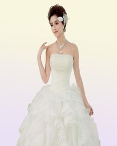 2018 летние свадебные платья без бретелек, белые, белые бальные платья принцессы без рукавов для невесты, настоящие Po Vestidos De Novia2156530