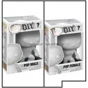 Figuras de juguete de acción Pop Solid Diy PVC Modelo en caja de mano Decoración T230607 Entrega de gota DHDV2