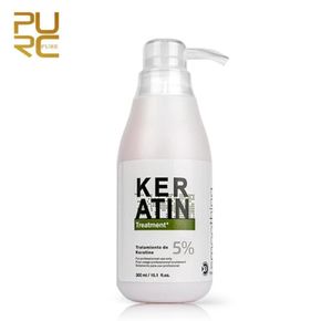 PURC Brazilian Keratin Treatment straightening hair 5 formalin 300ml Eliminate frizz and make shinysmooth Hair Treatments6291384