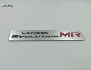 Aluminum Metal Carstyling For Mitsubishi Lancer Evolution X MR Emblem Badge Logo Decal Sticker1158655