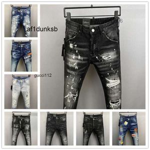 Mens Luxury Designer Denim Jeans d2 dsq2 dsquare 2 Holes Trousers COOLGUY Biker Pants Clothing V3JN