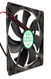 DFS132512H DFB13512H silent 135 chassis cooling fan DC 12V 3W 025A 2600RPM 13525 135 135 25mm 2 wires Dual Ball4901061