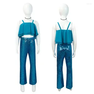 Clothing Sets Halloween Ruby Gillman Costume For Teen Girl Set Christmas Child Sling Vest Top Pant Necklace Sock Wig Outfit Kid Cloth