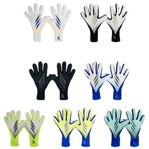 Luvas Luvas esportivas O goleiro de látex luvas x futebol profissional GK Soccer Trainging Glove 220926