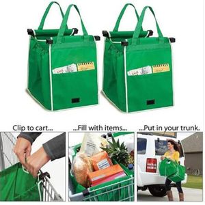 Arrangörsförsäljning !! Shopping Bag Foldbar Tote EcoFriendly återanvändbar stormarknad Stora kapacitetspåsar
