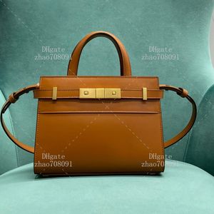 10a Top Quality Designer Tygväska 21cm äkta läder axelväska handväska lady crossbody väska med låda y105