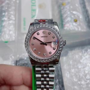 ST9 Steel Sheel Diamond Dial 31mm Mechianical Lydies Wristies Howswatches Jubilee Strap Movement Movement Watches Watches