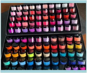 Acrylic Powders Liquids Nail Art Salon Health Beauty 10GBox Fast Dry Dip Powder 3 In 1 French Nails Match Color Gel Polish Lacu9656224