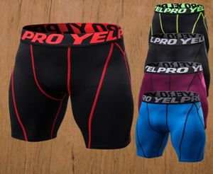 Letnie sprężanie szorty Mężczyzn Shorts Compression CrossFit Krótki trening sportowy Szybkie dno 51297437874263