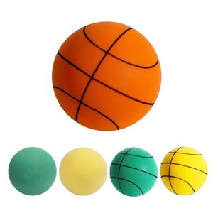 Macaroon odbijanie się od wyciszonej kuli w Indoor Ciche Basketball Foam Toy Silent Placing Bounce Basketball Child Sports Toy Game 231227