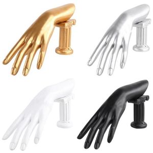 Jewelry Pouches Bags Mannequin Hand Finger Glove Ring Bracelet Watch Display Stand Storage Box212O