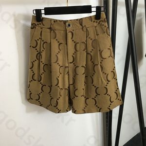 Mode hög midja shorts kvinnor gatu stil hög midja lös korta byxor leggings raka tröjor