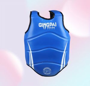 Chest Guard Boxing Kickboxing Body Vest Protector Martial Arts WTF Reversible Rib Shield Taekwondo Target Training Uniform8828675