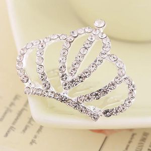 Hair Accessories Women Girls Children Mini Crowns Comb Crystal Princess Crown Bridal Tiaras Rhinestone Pearl Wedding Bridals Tiara Gift