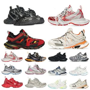 Casual Shoes With Box 3XL Track 3.0 Designer Men Women Tripler Black Sliver Beige White Gym Red Dark Grey Sneakers Fashion Plate For Me