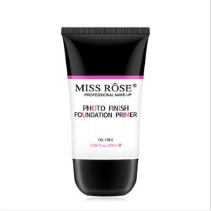 Miss Rose Face Makeup Starter wygładzanie twarzy przezroczystą twarz nawilżająca podstawa izolacji starter kremowy podkład podkład 25 ml baza en kremowa podstawa