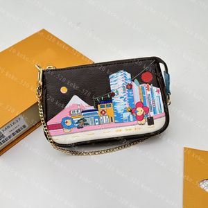 Ladies Fashion Casual Designer Luxury New Christmas MINI POCHETTE ACCESSOIRES FELICIE Wallet Bag Coin Purse Key Pouch M81637