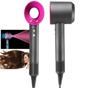 Super włosy suszarka ujemna jon bezlistna anion cios pusta włosy suszarki HD HD HAIDROGROGER HAIRMDRYER HAIR CARE Szybkie suszenie dyfuzor z 5 akcesoriami fryzury