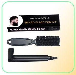 Hair Brushes Beard Pen Pencil And Brush Enhancer Waterproof Filling Moustache Coloring Shaping Tools9351103