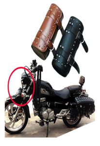 Ny Black Prince039S bil Motorcykel Sadelväskor Cruiser Tool Bag Bagage Handle BAR BAG SUPL Väskor Pacote Motos6108217