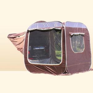 Tält och skyddsrum Portable Equipment Universal SUV Family Tält utomhusbil Bakre tak svans Yanshen Camping Multifunktionell markis 5754279