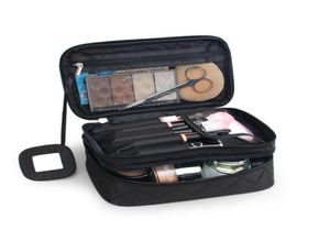 Nya kosmetiska väskor Makeup Bag Women Travel Organizer Professional Storage Brush Nödvändigheter utgör fall Skönhet toalettartiklar Bag2650443