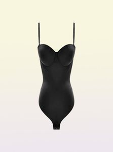 Kobiety Shapewear Bodysuit Trainst Trainer Body Body Bra Bra Push Up Gorset Kontrola brzucha bieliznę Sexy Backless Bodyshapers 220705105593