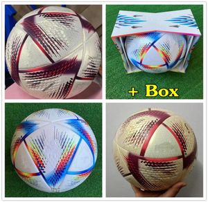 New World 2022 Cup Soccer Ball Größe 5 Hochgrade Schöne Match -Fußballschiff Die Bälle ohne Air1248733