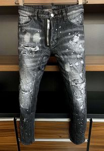 Mens Luxury Designer Denim Jeans d2 dsq2 dsquare 2 Holes Trousers dsquared2 COOLGUY Biker Pants Clothing B5TN