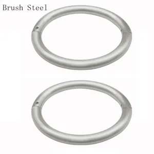 Bangle Acechannel Mabrushed Stainless Steel Bracelets Lockable Wrist Ankle Cuffs Bracelet Fashion Jewelry Mashine