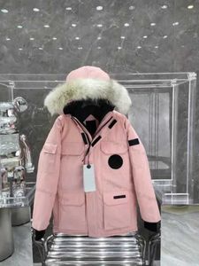 Cananda Goosemen'in Down Parkas Ceketleri Kış İş Giysileri Ceket Açık Moda Kalın Moda Sıcak Tutma Çift Canlı Yayın Kanada Kaz Palto F18