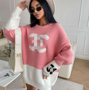 Woolen Sweaters Women Casual Loose Knitted Sweater Dresses Warm Outerwear Free Ship Fashion Brand Clothes647