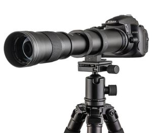 420800mm F8316 Super Telepo Lens Manuale Zoom Lens T2 ADAPER RING ADPER PER CANON 5D6D60D NIKON SONY PENTAX DSLR CAMERAS5566305