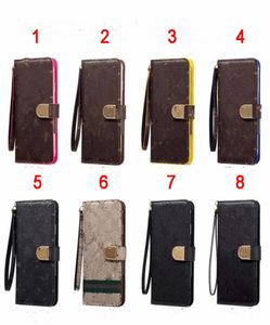 Fashion Designer Phone Case per iPhone 13 11 Pro Max 12 Mini Flip Wallet PU Impronta Piclulare Floro Cell Cover X X1824202