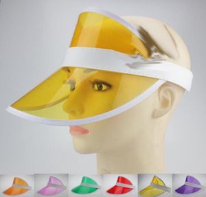 Neon Rave Sun Shade Retro Party Cap Plastic Visor Sun Hat Rave Festival Fancy Dress Poker pokers pekband6554031