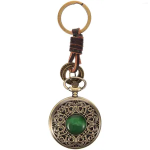 Pocket Watches Keychain Watch Only Small Quartz Vintage Digital Metal Women For Student