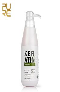 PURC Brasilianische Keratin-Behandlung glättet das Haar 5 Formalin 300 ml Beseitigen Sie Frizz und sorgen Sie für glänzend-glatte Haarbehandlungen6346797