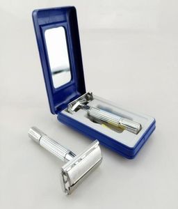 Mens Razors Classic Butterfly Double Edge Safety Razor Shaver Kit för män Kvinnor Blad3333003