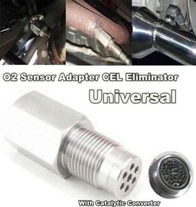 1Pc Car Oxygen Sensor Extender Spacer Adapter M18X15 Thread Check Bung Catalytic Converter Engine CEL O2 Eliminator Whole2450730